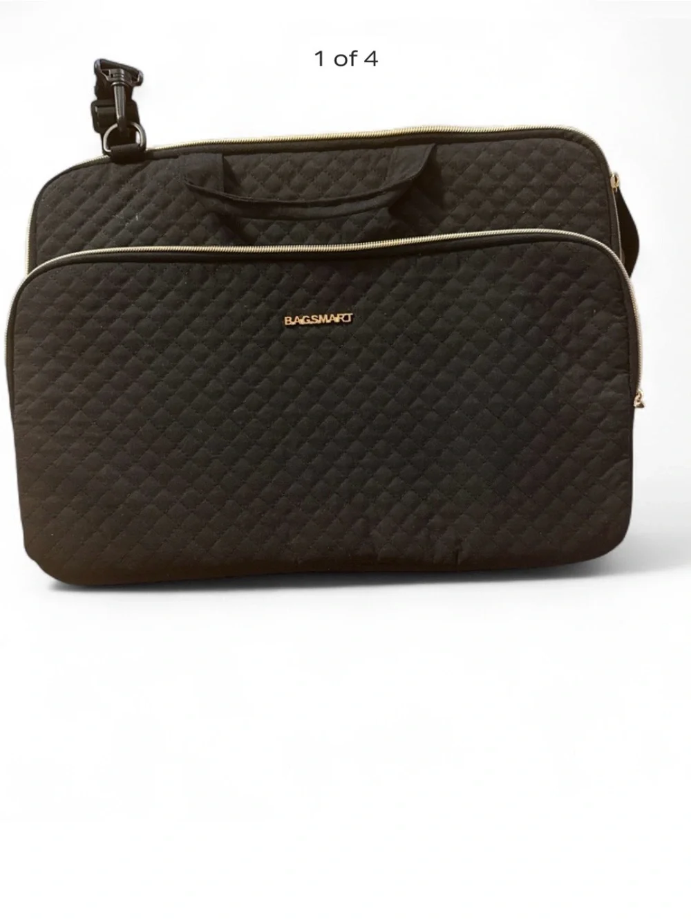 Bagsmart Quilted Black Laptop Bag